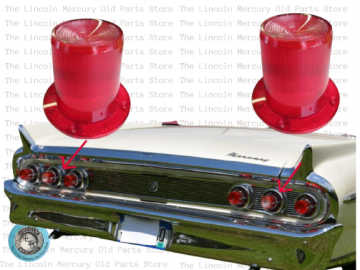 Lens, Tail Light Taillight Back Up Light- NORS